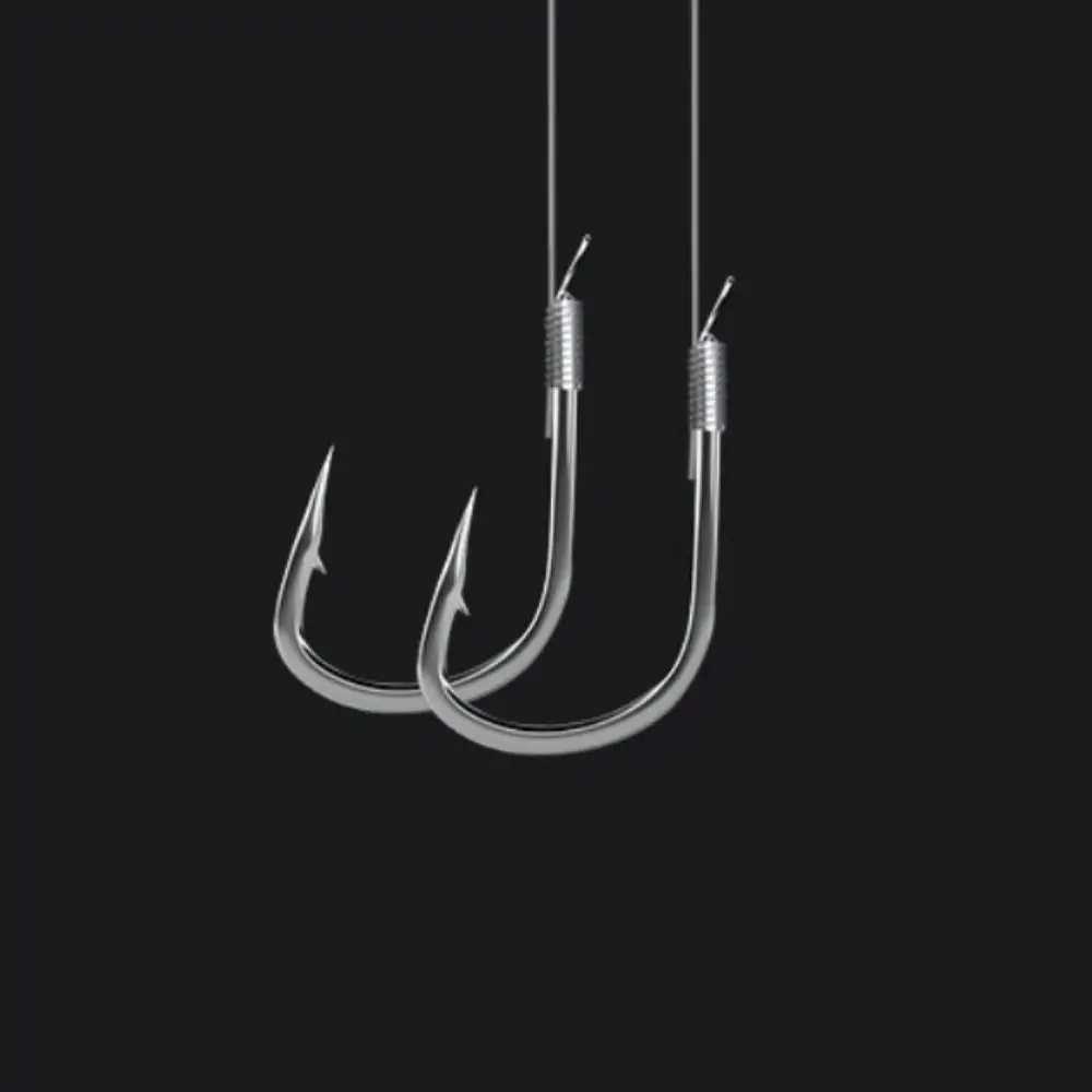 20Pcs 45Cm Barbed Fishing Hooks With Barb With Sub-Line Carbon Steel Barbed Hooks Durable For Carp Grass Carp Crucian 20Pcs 45Cm Barbed Fishing Hooks With Barb With Sub-Line Carbon Steel Barbed Hooks Durable For Carp Grass Carp Crucian - Image 8