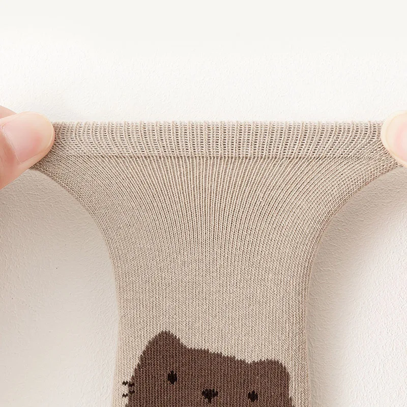6 Pairs Kids Non-Slip Socks Cute Cartoon Fox And Bear Pattern Childrens Boys Girls Floor Socks Comfortable For Toddler 6 Pairs Kids Non-Slip Socks Cute Cartoon Fox And Bear Pattern Childrens Boys Girls Floor Socks Comfortable For Toddler - Image 5