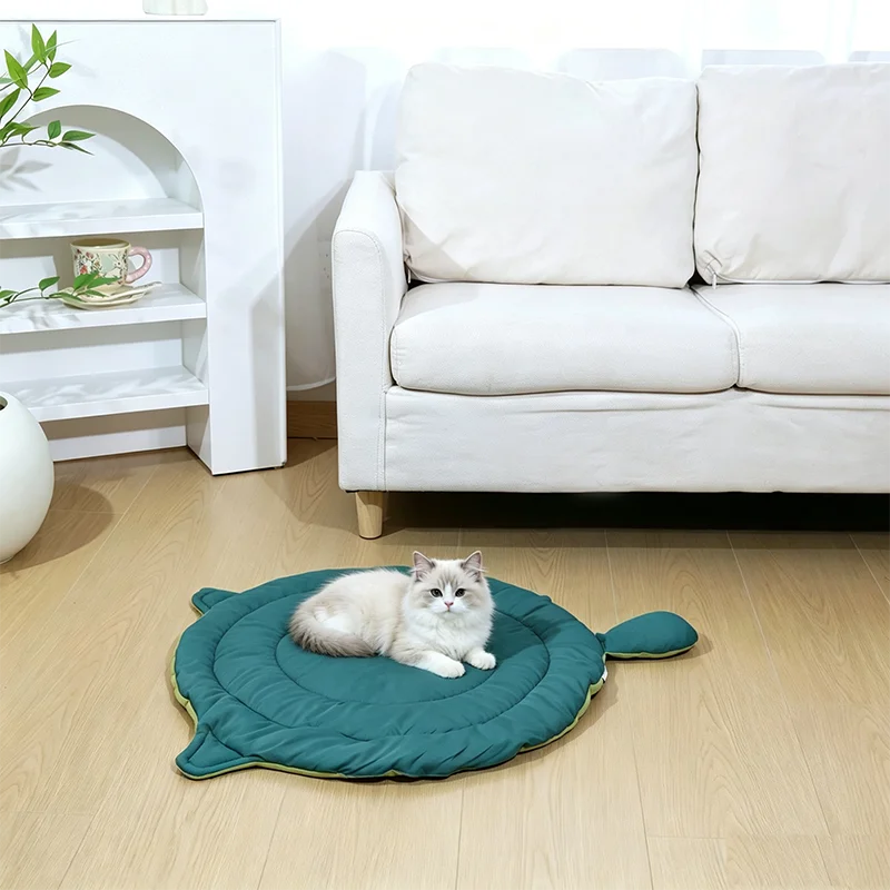 Dog Bed Mat For Sleeping, Big Face Cat Style Cat Bed Pad For All Seasons, Soft Breathable Washable Pet Cushion For Cats Dogs Dog Bed Mat For Sleeping, Big Face Cat Style Cat Bed Pad For All Seasons, Soft Breathable Washable Pet Cushion For Cats Dogs