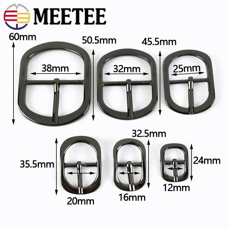 5/10 Stück 12–38 Mm Metall-Gürtelschnallen, Einstellverschluss, Dornschließe Für Taschengurt, Schuhe, Schieberhaken, Bekleidungs-Hardware, Nähzubehör 5/10 Stück 12–38 Mm Metall-Gürtelschnallen, Einstellverschluss, Dornschließe Für Taschengurt, Schuhe, Schieberhaken, Bekleidungs-Hardware, Nähzubehör - Image 3