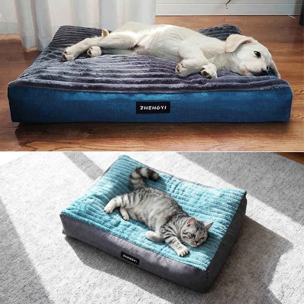 Verdickte Weiche Haustierbett, Hundebett, Superweiche Katzenbettmatratze, Winter, Warme, Bequeme Schlafmatte Für Katzen, Hunde, Plüsch-Katzenmatte, Haus Verdickte Weiche Haustierbett, Hundebett, Superweiche Katzenbettmatratze, Winter, Warme, Bequeme Schlafmatte Für Katzen, Hunde, Plüsch-Katzenmatte, Haus - Image 5
