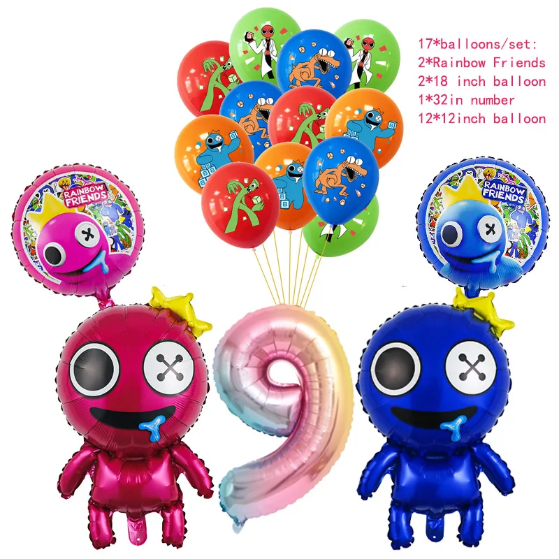 Neue Regenbogen-Freunde Geburtstagsparty-Dekoration Tischzubehör Happy Birthday Banner Tortendekoration Partyzubehör Hintergrund Ballons Neue Regenbogen-Freunde Geburtstagsparty-Dekoration Tischzubehör Happy Birthday Banner Tortendekoration Partyzubehör Hintergrund Ballons - Image 19