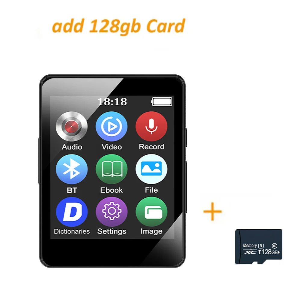 Mp3 Player Mit Hifi-Sound, 8–64 Gb, Lautsprecher, Mp4-Video, Fm-Radio &Amp; E-Book Mp3 Player Mit Hifi-Sound, 8–64 Gb, Lautsprecher, Mp4-Video, Fm-Radio &Amp; E-Book - Image 9
