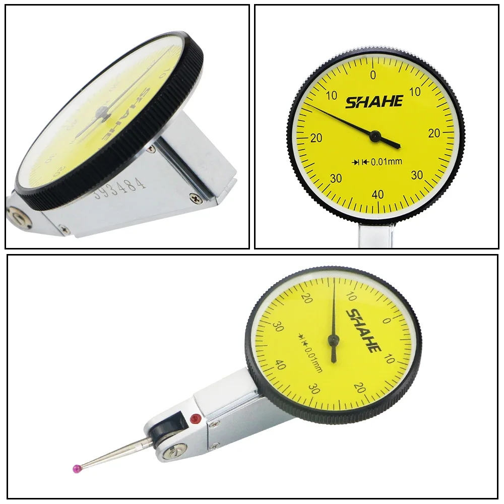 Shahe Präzisions Werkzeuge 0-0,8Mm 0,01Mm Metrische Messuhr Test Anzeige Mit Roter Juwel Metrische Messuhr Shahe Präzisions Werkzeuge 0-0,8Mm 0,01Mm Metrische Messuhr Test Anzeige Mit Roter Juwel Metrische Messuhr - Image 3