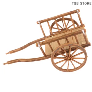 Dollhouse Miniature Simulation Assembled Cart Model DIY Accessories Garden Furniture Toys