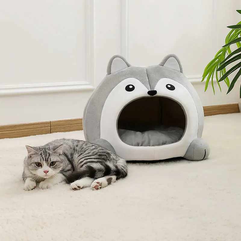 Very Soft Cat Bed Pet Basket Cat House Sofa Small Dog Lounger Cushion Kittens Cave Puppy Mat House Tent Bed Supplies For Cats Very Soft Cat Bed Pet Basket Cat House Sofa Small Dog Lounger Cushion Kittens Cave Puppy Mat House Tent Bed Supplies For Cats - Image 10