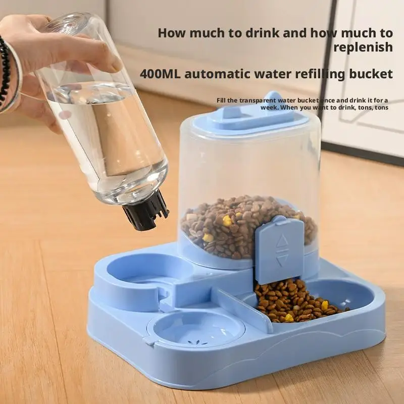 Cat Bowl Automatic Feeder Water And Food Integrated Pet Food Dispenser For Small Medium Dispenser Cute Water Dispenser Cat Bowl Automatic Feeder Water And Food Integrated Pet Food Dispenser For Small Medium Dispenser Cute Water Dispenser - Image 2