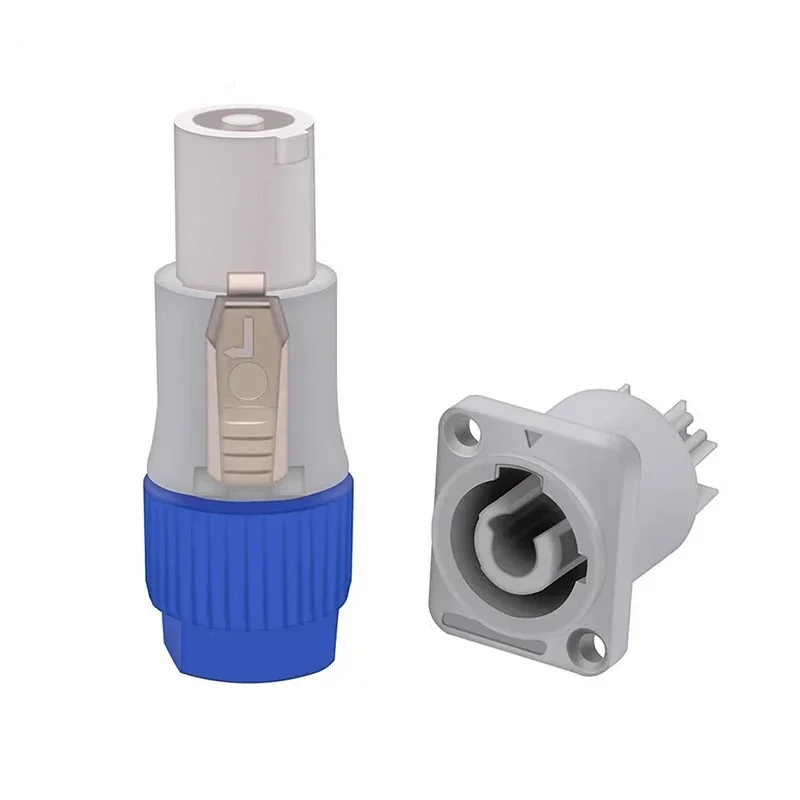 10-Teiliges 3-Poliges Powercon Stecker Set – Verriegelbare Ac-Kabelstecker Mit Chassis-Buchsen Für Led-Bildschirme Und Bühnenlicht 10-Teiliges 3-Poliges Powercon Stecker Set – Verriegelbare Ac-Kabelstecker Mit Chassis-Buchsen Für Led-Bildschirme Und Bühnenlicht - Image 5