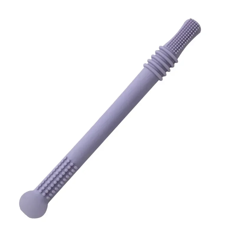 Baby Chewable Safe Toy Silicone Molar Straw Baby Teether Baby Teething Toys Molar Silicone Handle Baby Safety Toy Baby Chewable Safe Toy Silicone Molar Straw Baby Teether Baby Teething Toys Molar Silicone Handle Baby Safety Toy - Image 9