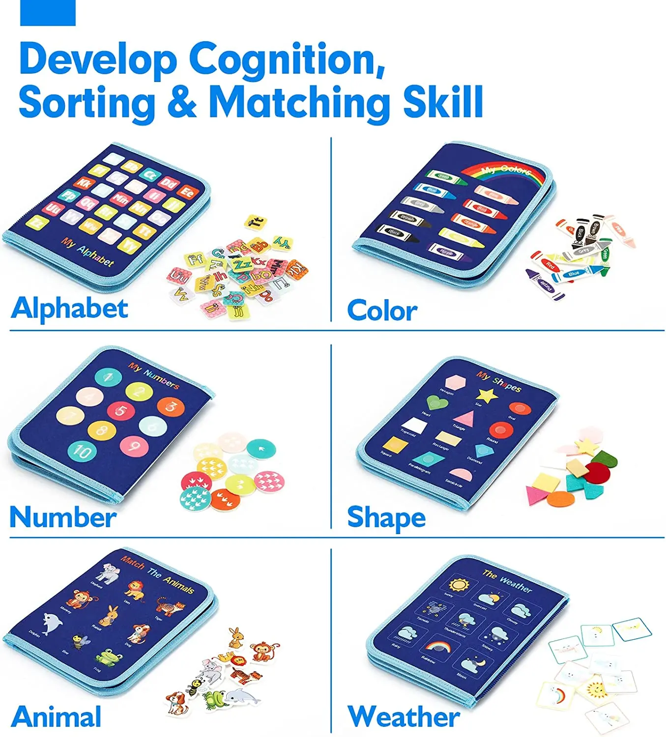 Toddler Montessori Busy Board Activities Education Toys Basic Dress Motor Skills Baby Travel Learning Toys For Christmas Gift Toddler Montessori Busy Board Activities Education Toys Basic Dress Motor Skills Baby Travel Learning Toys For Christmas Gift - Image 3