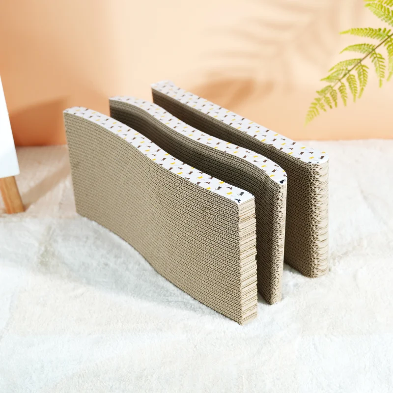 Cat Scratchers Cardboard Cat Scratching Board Durable Grind Claws Corrugated Paper Pets Sofa For Indoor Cats Kittens Cat Scratchers Cardboard Cat Scratching Board Durable Grind Claws Corrugated Paper Pets Sofa For Indoor Cats Kittens - Image 4