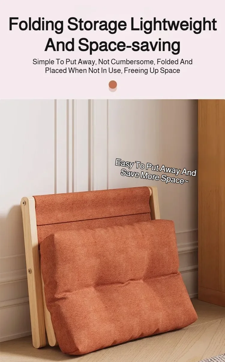 Solid Wood Folding Shoe Changing Stool With Cotton Filled Cushion, Portable Low Footstool For Entryway &Amp; Sofa Rest Solid Wood Folding Shoe Changing Stool With Cotton Filled Cushion, Portable Low Footstool For Entryway &Amp; Sofa Rest - Image 15