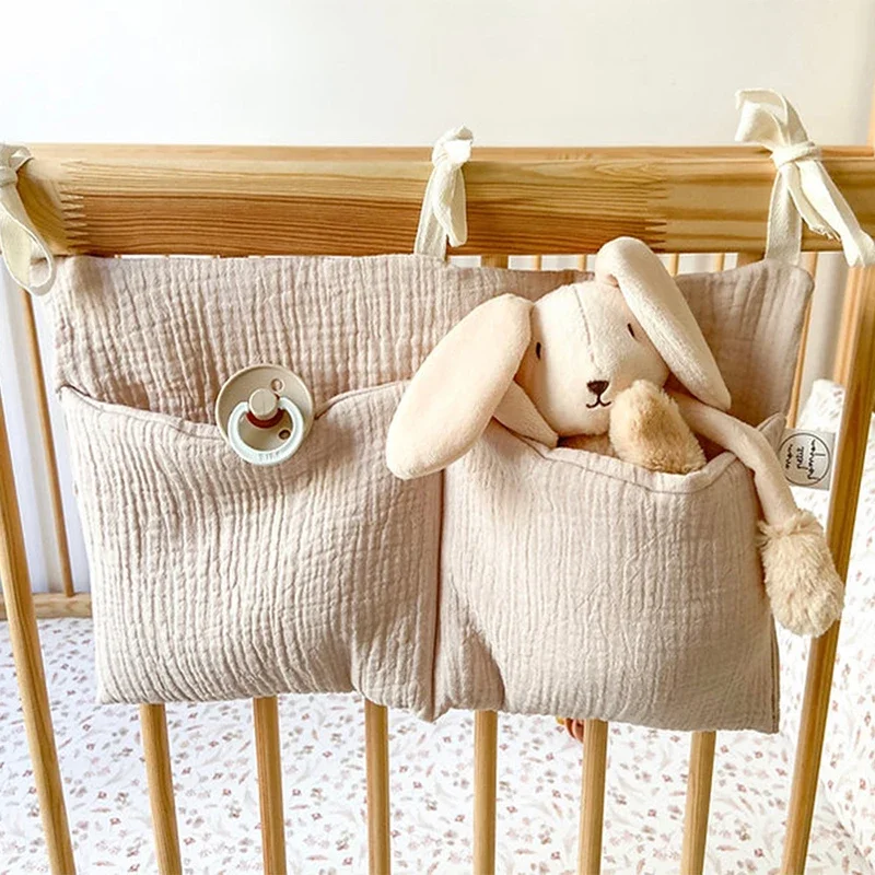 Baby Krippe Lagerung Tasche Baumwolle Doppel Beutel Neugeborenen Bett Kopfteil Organizer Für Kinder Baby Bettwäsche Windel Spielzeug Tasche Baby Krippe Lagerung Tasche Baumwolle Doppel Beutel Neugeborenen Bett Kopfteil Organizer Für Kinder Baby Bettwäsche Windel Spielzeug Tasche