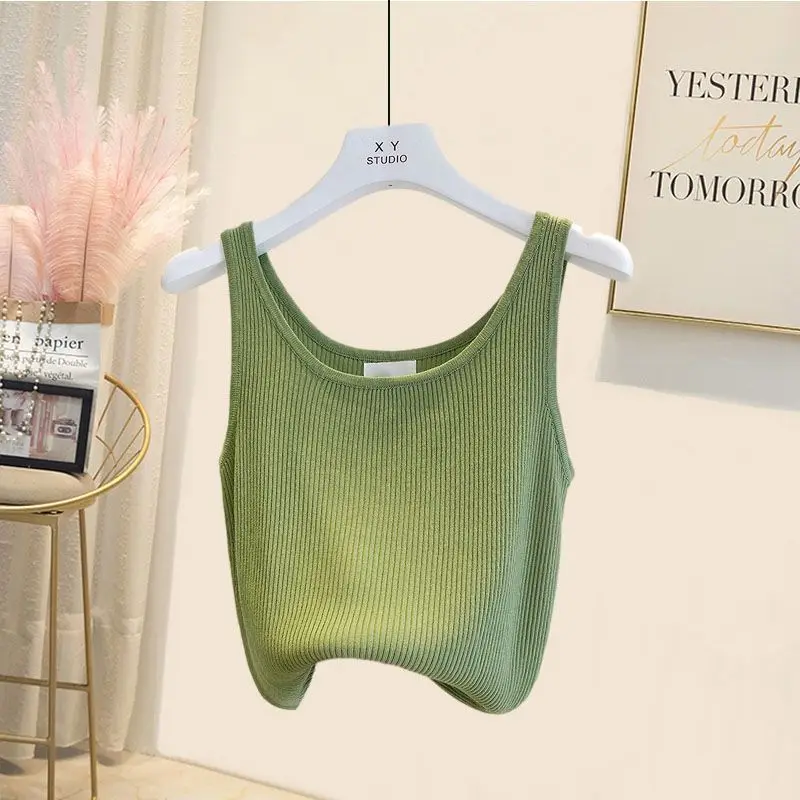 Frauen Frühling Sommer Neue Gestreifte Shirts Weste Hohe Taille Breite Bein Jeans Drei-Stück Koreanische Elegante Strickjacke Denim Hosen Anzug Frauen Frühling Sommer Neue Gestreifte Shirts Weste Hohe Taille Breite Bein Jeans Drei-Stück Koreanische Elegante Strickjacke Denim Hosen Anzug - Image 3