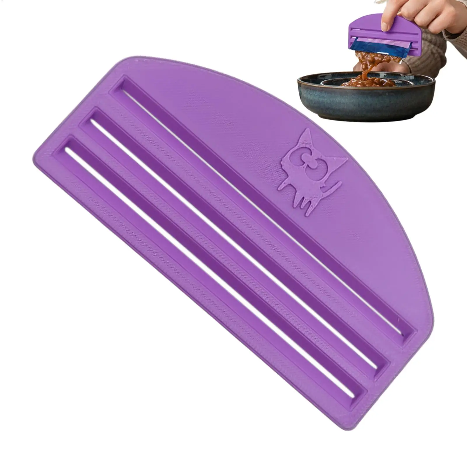 Cat Food Squeezing Practical Tool Pet Feeding Aid Compact Design Plastic Sanitary Materials Zero Waste Feeder Pet Feeding Cat Food Squeezing Practical Tool Pet Feeding Aid Compact Design Plastic Sanitary Materials Zero Waste Feeder Pet Feeding - Image 2