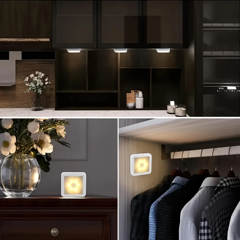 Bewegungsaktiviertes Led-Nachtlicht Mit Menschlichem Körpersensor, Batteriebetrieben, Für Wc, Nachttisch, Zimmer, Flur, Gang, Zuhause. Bewegungsaktiviertes Led-Nachtlicht Mit Menschlichem Körpersensor, Batteriebetrieben, Für Wc, Nachttisch, Zimmer, Flur, Gang, Zuhause. - Image 6