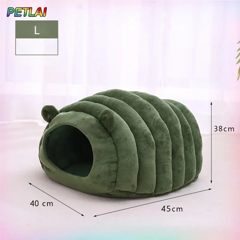 Katzenbett-Matte Für Winter Und Herbst, Gemütliches Schlafhaus Mit Warmem, Sicherem, Atmungsaktivem Großraum-Nest, Weiches Kissen Für Haustierkatzen Katzenbett-Matte Für Winter Und Herbst, Gemütliches Schlafhaus Mit Warmem, Sicherem, Atmungsaktivem Großraum-Nest, Weiches Kissen Für Haustierkatzen - Image 6