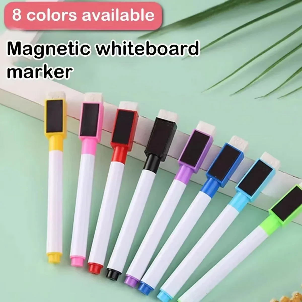 8 Stück/Set Rundspitze 11,3 X 1 Cm, Kleine Größe, Kein Magnetisches Whiteboard, Trocken Abwischbare Marker, 8 Farben * 1 Stück Magnetstift 8 Stück/Set Rundspitze 11,3 X 1 Cm, Kleine Größe, Kein Magnetisches Whiteboard, Trocken Abwischbare Marker, 8 Farben * 1 Stück Magnetstift - Image 6