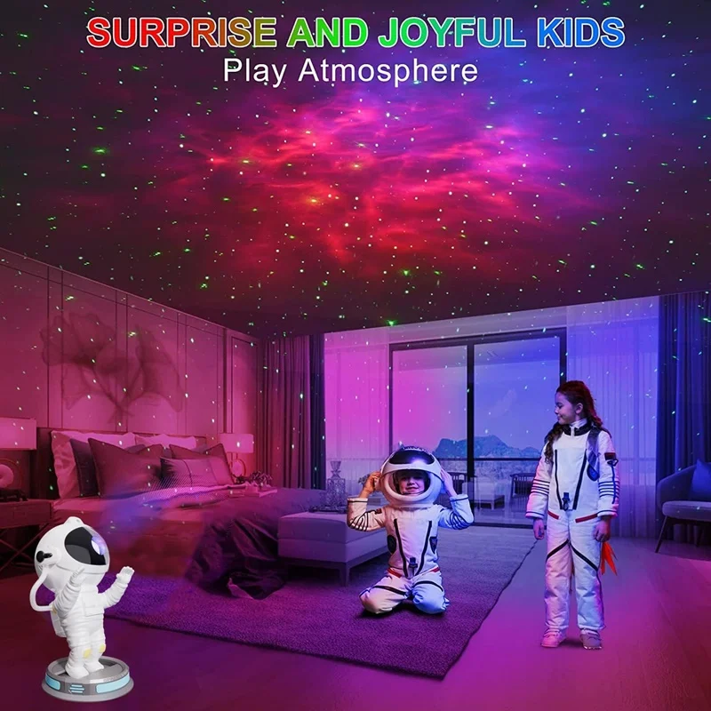 Galaxy Sternenprojektor Astronaut – Sternenhimmel-Nachtlicht Für Schlafzimmer &Amp; Zuhause, Dekorative Lampe Und Geschenkidee Galaxy Sternenprojektor Astronaut – Sternenhimmel-Nachtlicht Für Schlafzimmer &Amp; Zuhause, Dekorative Lampe Und Geschenkidee - Image 6