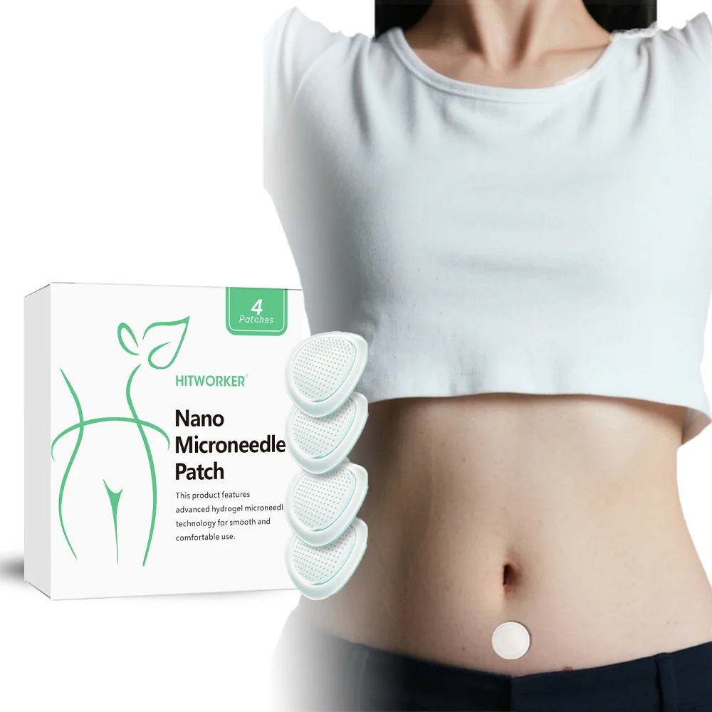 4 Stück Nano-Mikronadel-Pflaster Zur Effektiven Hautstraffung Und Körperformmanagement, Hohe Absorption, Hautpflege 4 Stück Nano-Mikronadel-Pflaster Zur Effektiven Hautstraffung Und Körperformmanagement, Hohe Absorption, Hautpflege - Image 5