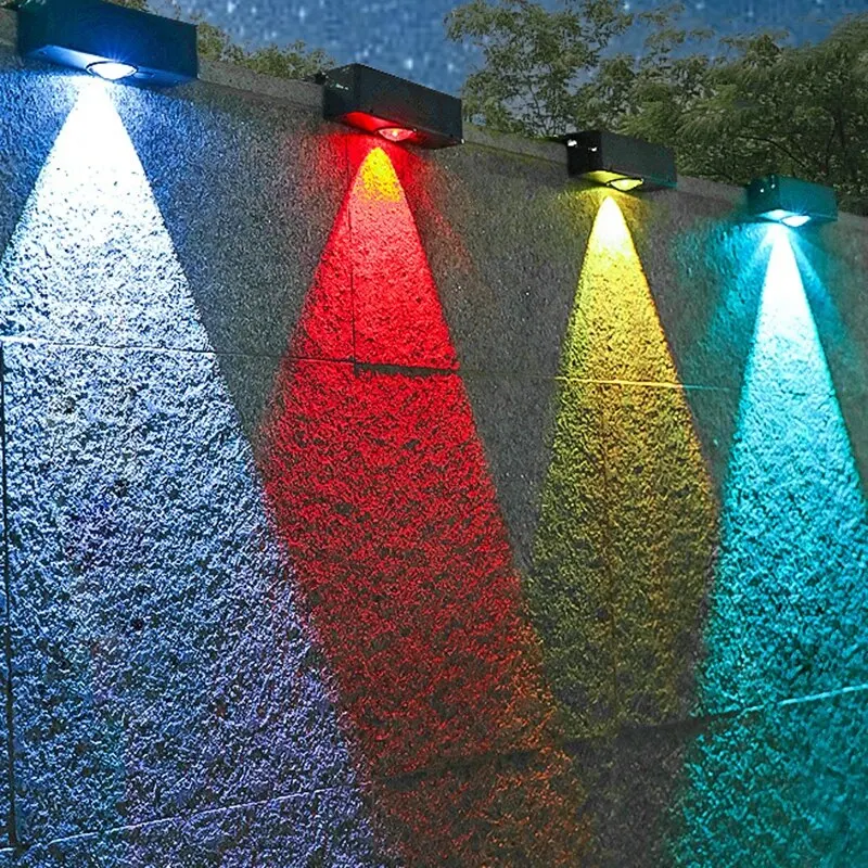 Solar-Wandleuchten Für Den Außenbereich, Quadratisch, Solarbetrieben, Kabellose Wandleuchten, Ip65, Wasserdichte Außenwandleuchten, Dekorativ Für Den Garten Solar-Wandleuchten Für Den Außenbereich, Quadratisch, Solarbetrieben, Kabellose Wandleuchten, Ip65, Wasserdichte Außenwandleuchten, Dekorativ Für Den Garten - Image 6