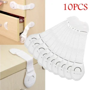 10 teile/los Für Baby Möbel Tür Schublade Schloss Kühlschrank Sicherheitsschlösser Kind Beweis Infant Protector Braun Schrank Sicherheitsschloss