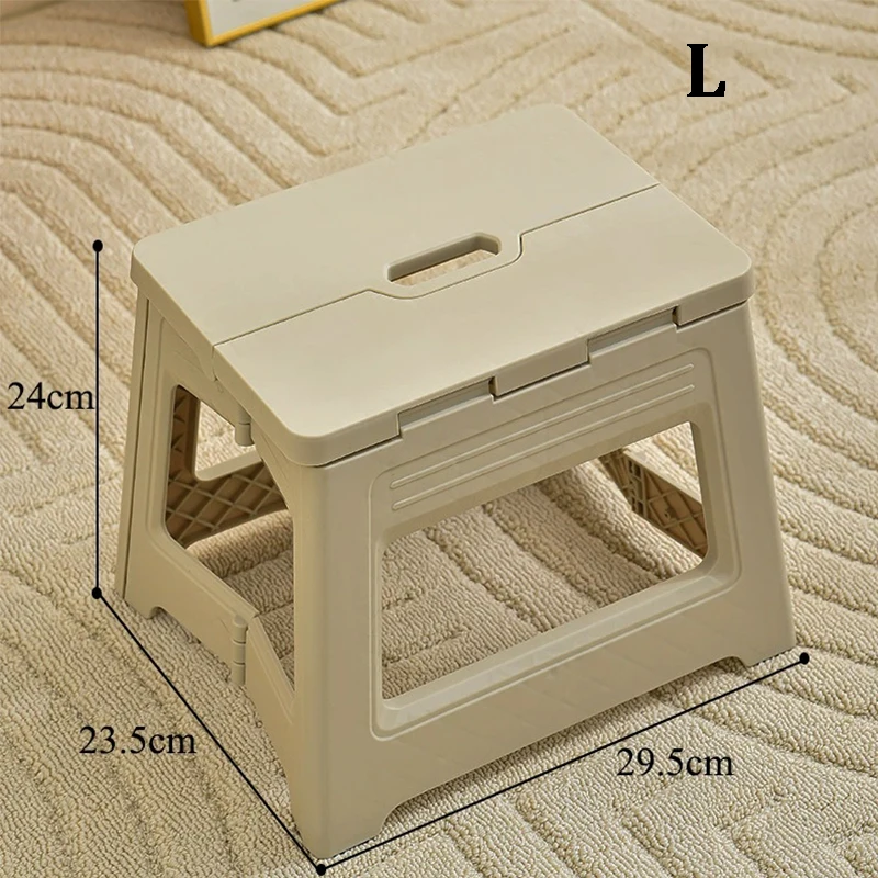 Folding Step Stool Lightweight Plastic Step Stool Foldable Step Stools Non Slip Folding Stools For Kitchen Bathroom Bedroom Folding Step Stool Lightweight Plastic Step Stool Foldable Step Stools Non Slip Folding Stools For Kitchen Bathroom Bedroom - Image 7