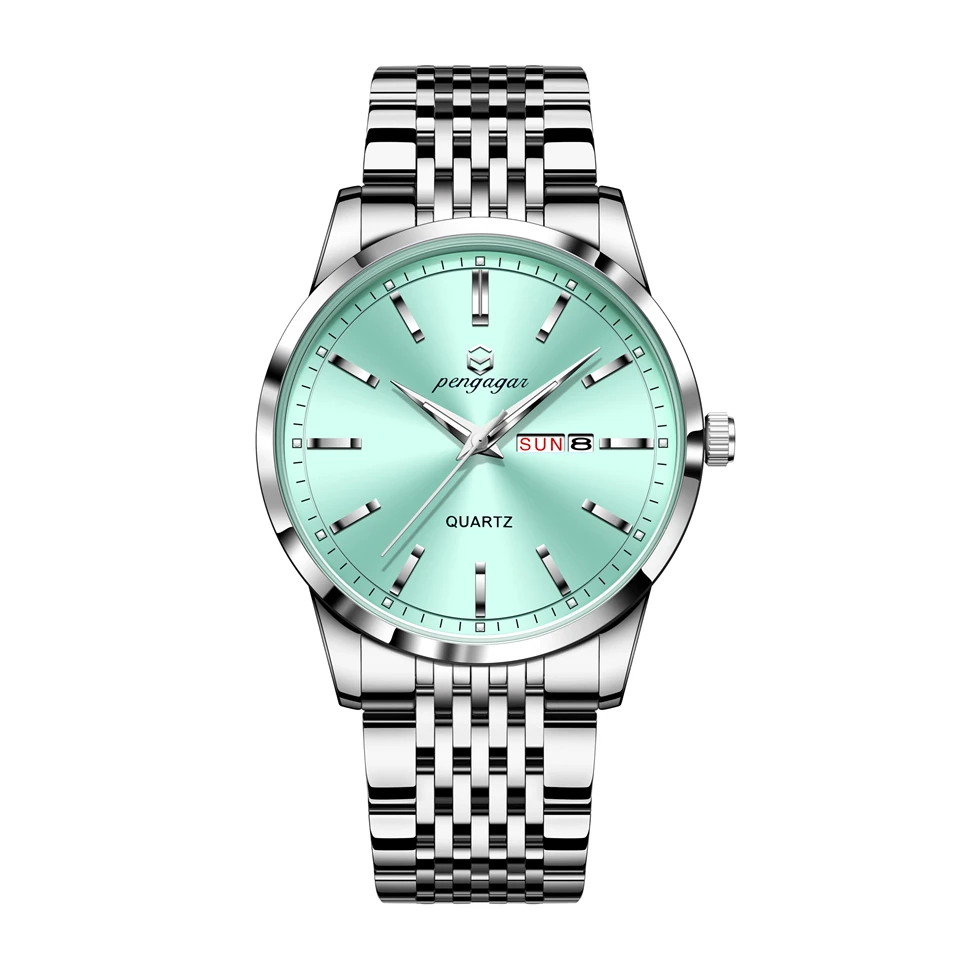 2025 Neue Top Marke Luxus Mann Armbanduhr Wasserdicht Leucht Datum Männer Uhren Edelstahl Quarz 43Mm Herren Uhr Männlichen Reloj 2025 Neue Top Marke Luxus Mann Armbanduhr Wasserdicht Leucht Datum Männer Uhren Edelstahl Quarz 43Mm Herren Uhr Männlichen Reloj - Image 7
