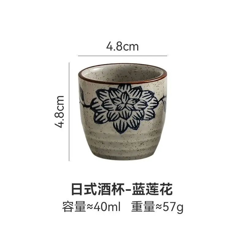 Japanischer Hefeng-Stil Handbemalte Keramik-Teetasse Weintasse Kleine Trinktasse Hotelqualität Hitzebeständige Verstärkte Haushaltstasse Japanischer Hefeng-Stil Handbemalte Keramik-Teetasse Weintasse Kleine Trinktasse Hotelqualität Hitzebeständige Verstärkte Haushaltstasse - Image 8