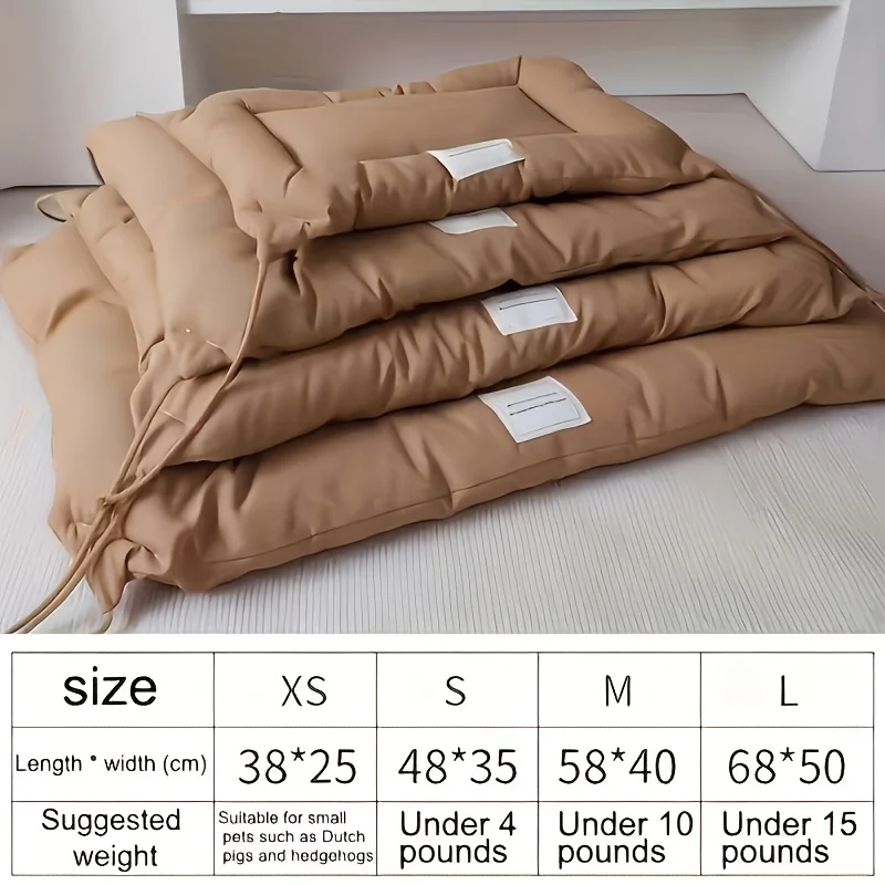 Cozy &Amp; Durable Pet Bed For Small To Medium Dogs And Cats Soft Durable Polyester Easy To Clean Store Four Corners For Easy Tying Cozy &Amp; Durable Pet Bed For Small To Medium Dogs And Cats Soft Durable Polyester Easy To Clean Store Four Corners For Easy Tying - Image 8