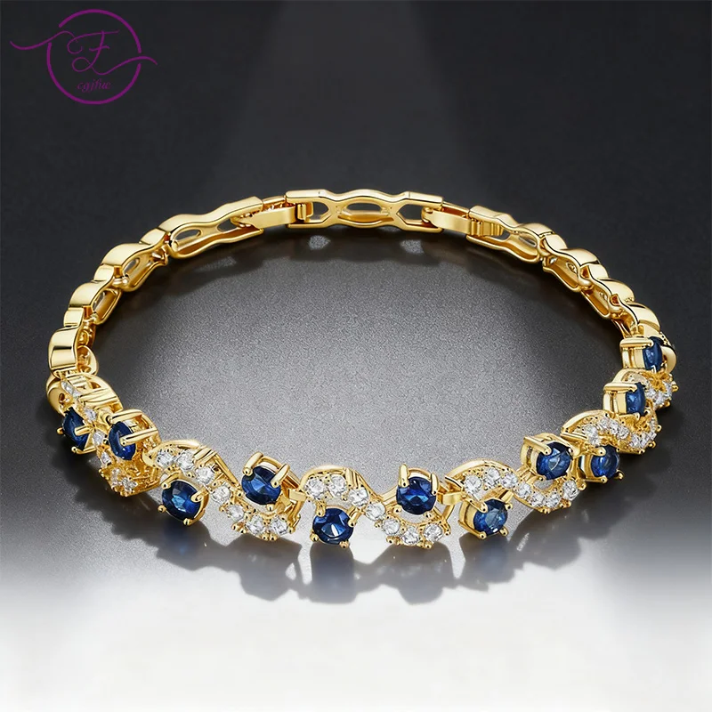 Neues Funkelndes Zirkon-Armband Für Damen, Modisch, Elegant, Charm-Armbänder, Exquisiter Kristall-Edelstein-Schmuck, Dinner-Party-Geschenke Neues Funkelndes Zirkon-Armband Für Damen, Modisch, Elegant, Charm-Armbänder, Exquisiter Kristall-Edelstein-Schmuck, Dinner-Party-Geschenke