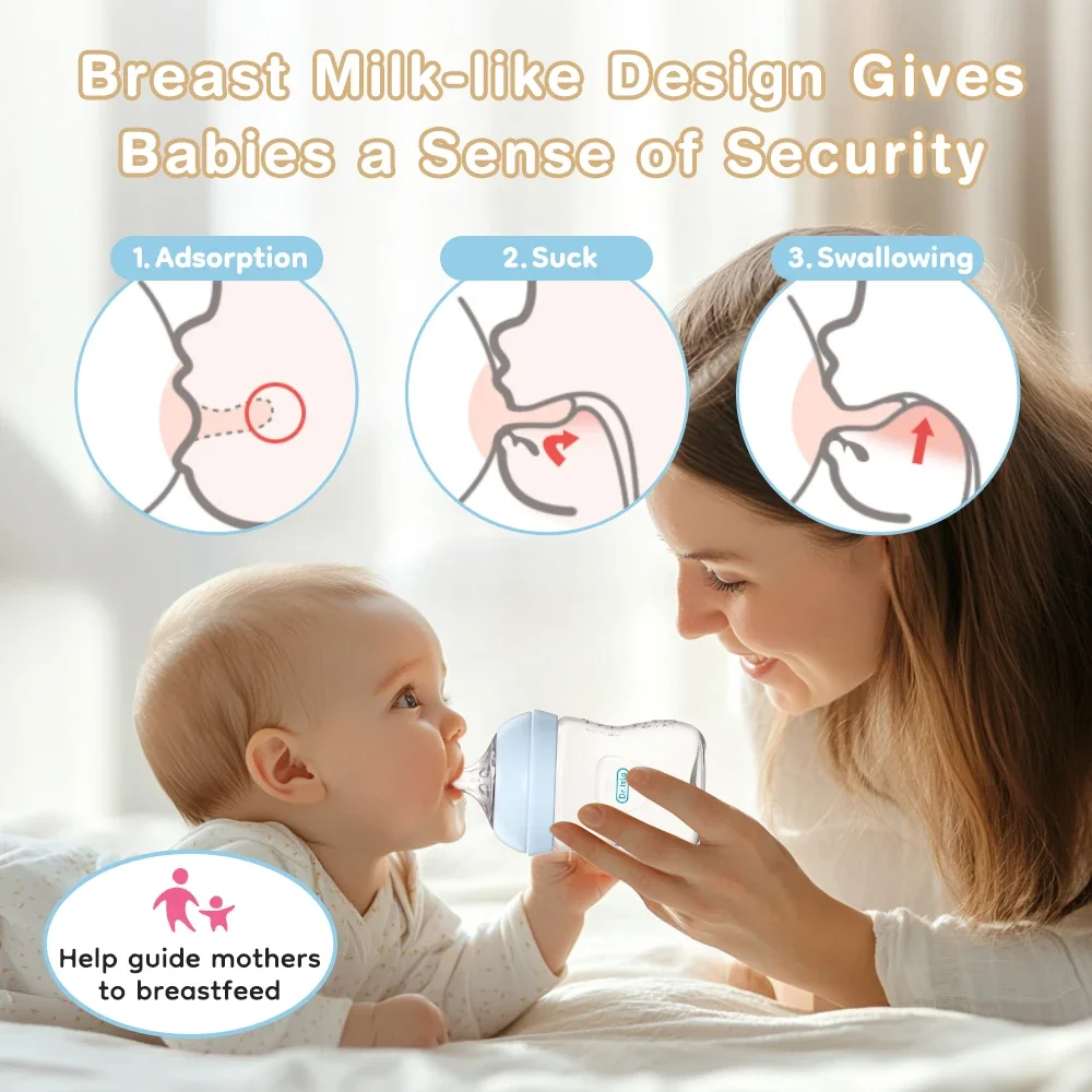 Baby Pp Bottle 150/240/330Ml Newborn Baby Bottle With Handle Milk Bottlefeeding Baby Bottles Newborn Feeding Supplies Bpa-Free Baby Pp Bottle 150/240/330Ml Newborn Baby Bottle With Handle Milk Bottlefeeding Baby Bottles Newborn Feeding Supplies Bpa-Free - Image 3
