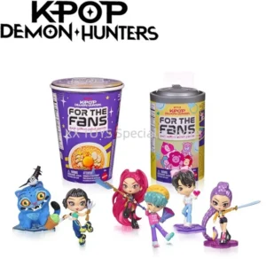 Original KPOP Demon Hunters FÜR DIE FÄCHER-PACK-PAKET-ASSORTIMENTE: Stilisierte Anime-Sammelfiguren, exklusive Becher-Accessoires, Spielzeug JRN50