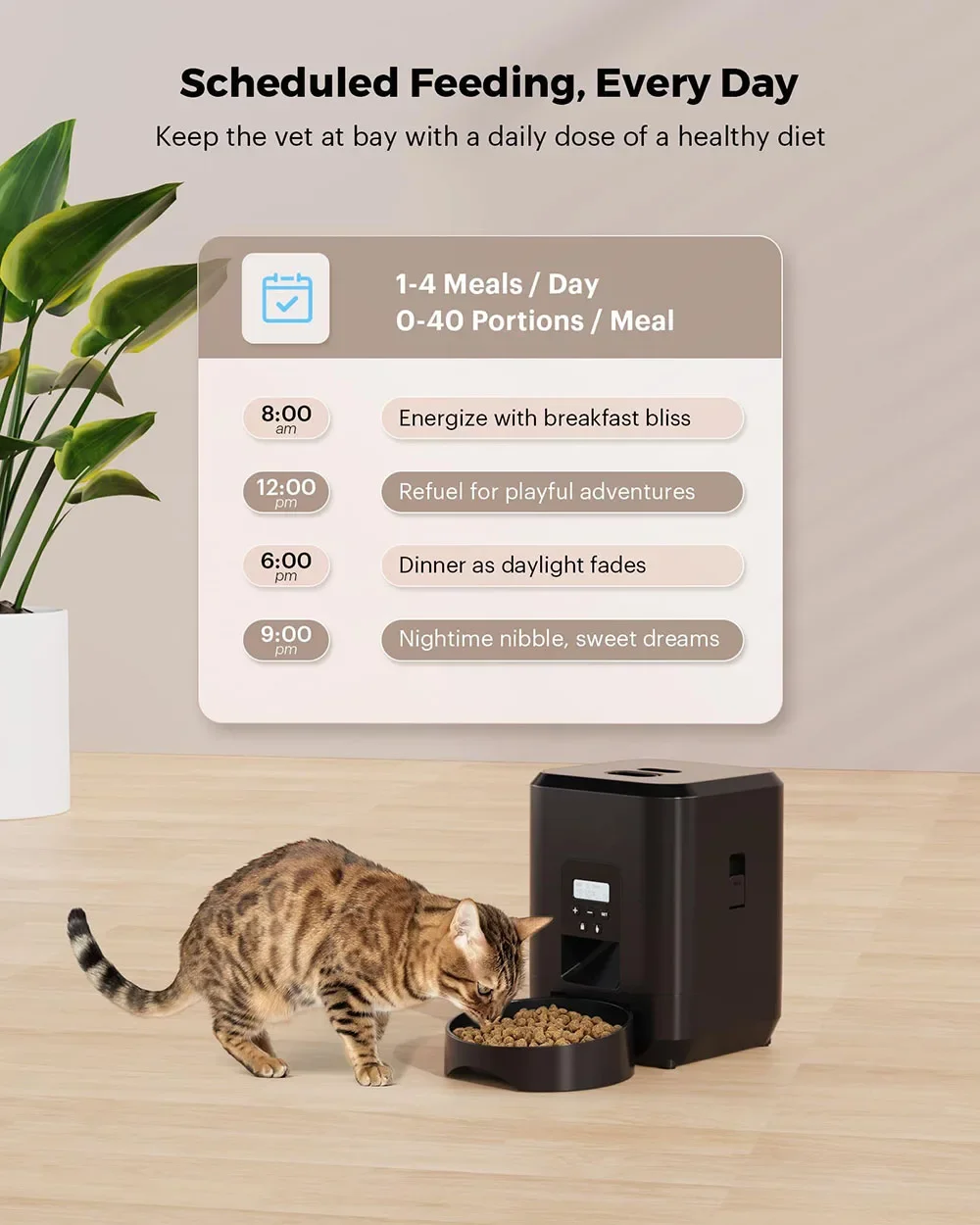 Smart Pet Feeder Automatic Cat Feeder Dog Slow Food Machine With Timed Quantitative Automatic Cat Food Dispenser Cat Dog Bowl Smart Pet Feeder Automatic Cat Feeder Dog Slow Food Machine With Timed Quantitative Automatic Cat Food Dispenser Cat Dog Bowl - Image 11