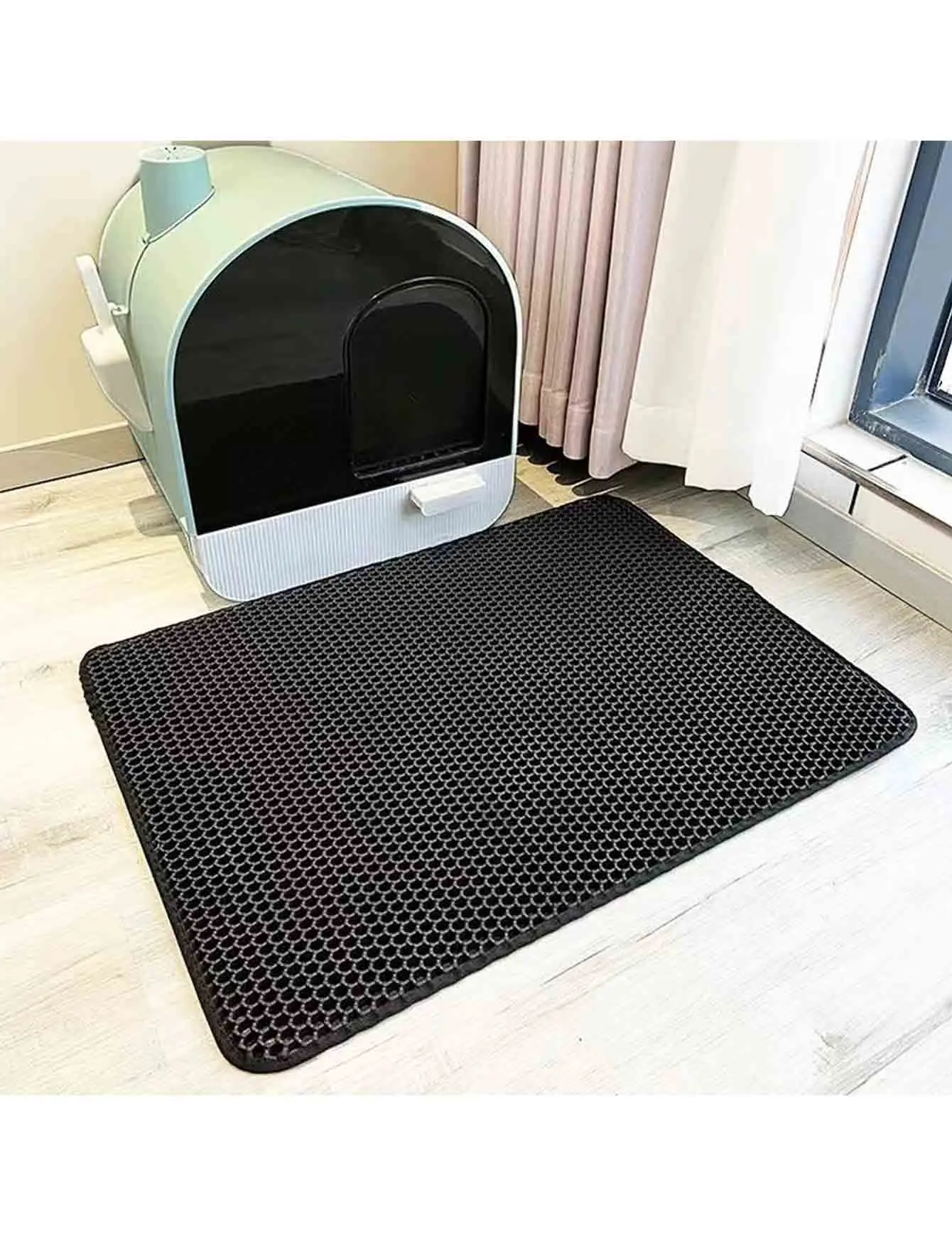 Cat Litter Mat Double Layer Pet Non Slip Big Pet Litter Box Filter Matwear Resistant Waterproof Anti-Slip Cat Litter Mat Cat Litter Mat Double Layer Pet Non Slip Big Pet Litter Box Filter Matwear Resistant Waterproof Anti-Slip Cat Litter Mat - Image 12
