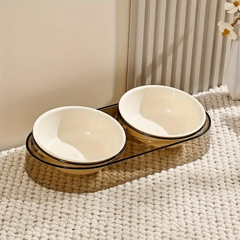 Durable Elevated Dual Bowl Feeder | Raised Pet Feeding Station With Non-Slip Stand, Easy Feeding For Cats &Amp; Small Dogs Durable Elevated Dual Bowl Feeder | Raised Pet Feeding Station With Non-Slip Stand, Easy Feeding For Cats &Amp; Small Dogs - Image 9