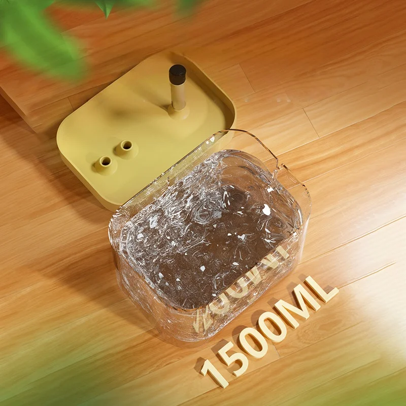 1.5L Cat Water Circulation Fountain Auto Filter Pet Cat Drinker Usb Dog Water Basin Feeding Bowl Pet Supplies 1.5L Cat Water Circulation Fountain Auto Filter Pet Cat Drinker Usb Dog Water Basin Feeding Bowl Pet Supplies - Image 5