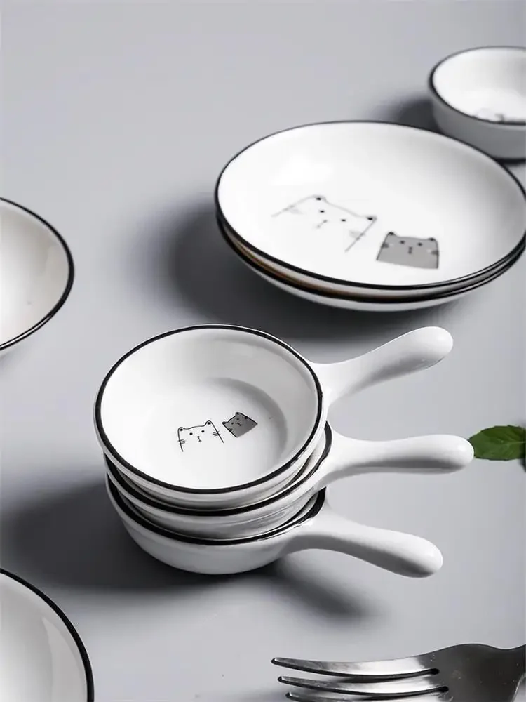 1Pcs Cute Cat Ceramic Seasoning Dish Creative Kitchen Small Sauce Bowl Household Dipping Plate Creative Vinegar Soy Snack Dishes 1Pcs Cute Cat Ceramic Seasoning Dish Creative Kitchen Small Sauce Bowl Household Dipping Plate Creative Vinegar Soy Snack Dishes - Image 25