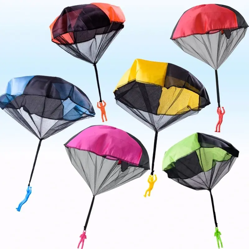 4 Stücke Farbe Zufällig Hand Werfen Fallschirm Fliegen Spielzeug Für Kinder Pädagogische Spiele Im Freien Sport Unterhaltung Sensorischen Spielen 4 Stücke Farbe Zufällig Hand Werfen Fallschirm Fliegen Spielzeug Für Kinder Pädagogische Spiele Im Freien Sport Unterhaltung Sensorischen Spielen - Image 3