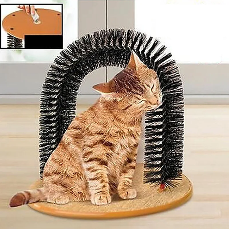 Katzenpflegebürste – Selbstpflege-Kratzbogen Für Katzen &Amp; Hunde Katzenpflegebürste – Selbstpflege-Kratzbogen Für Katzen &Amp; Hunde - Image 2