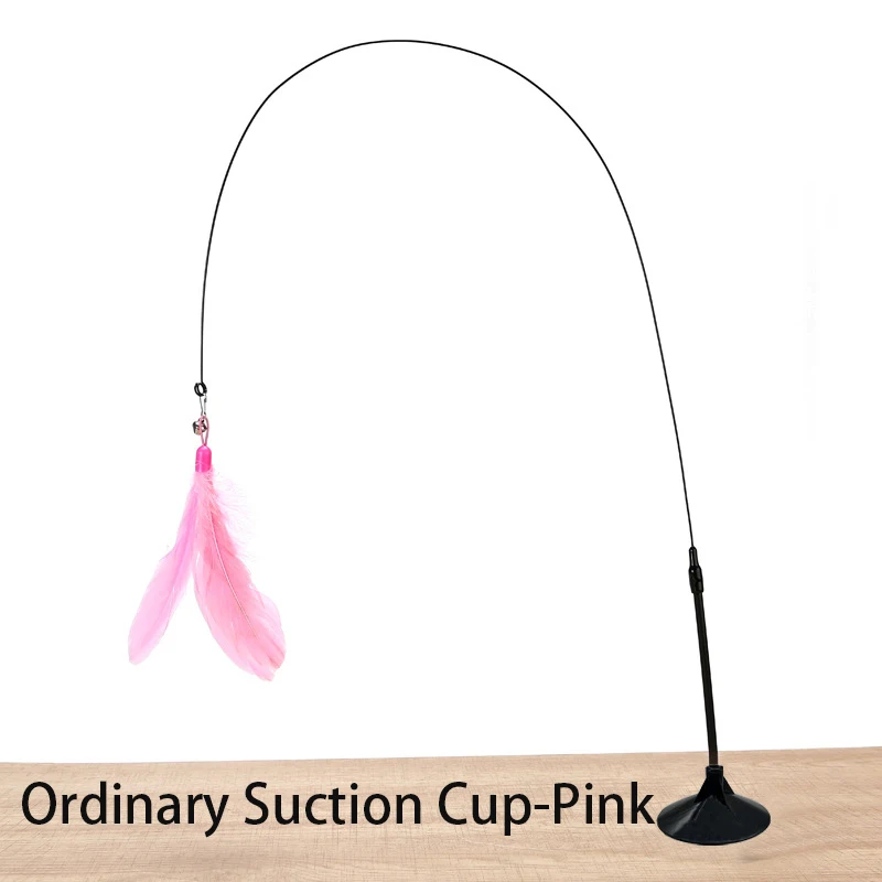 Interactive Cat Toy Handfree Cat Stick Playing Kitten Playing Teaser Wand Toy Suction Cup Bird/Feather Cat Wand Pet Supplies Interactive Cat Toy Handfree Cat Stick Playing Kitten Playing Teaser Wand Toy Suction Cup Bird/Feather Cat Wand Pet Supplies - Image 11