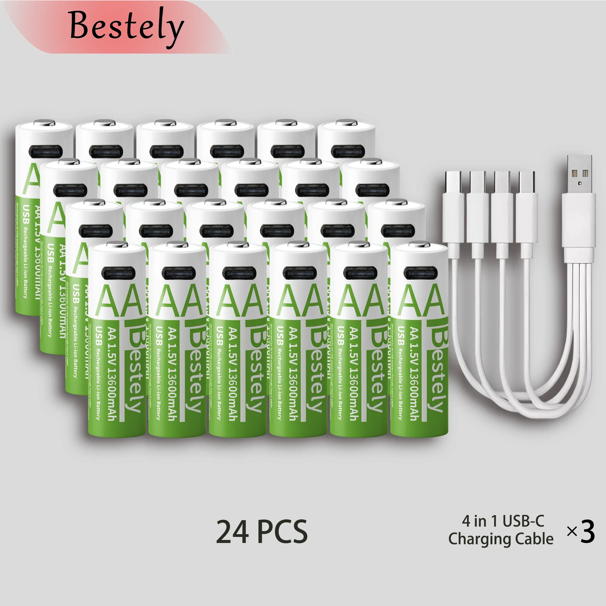 1,5 V Aa Lithium-Batterie 13.600 Mah – Wiederaufladbar Mit Usb-C, Li-Ionen-Akku Mit Bis Zu 2000 Ladezyklen 1,5 V Aa Lithium-Batterie 13.600 Mah – Wiederaufladbar Mit Usb-C, Li-Ionen-Akku Mit Bis Zu 2000 Ladezyklen - Image 16