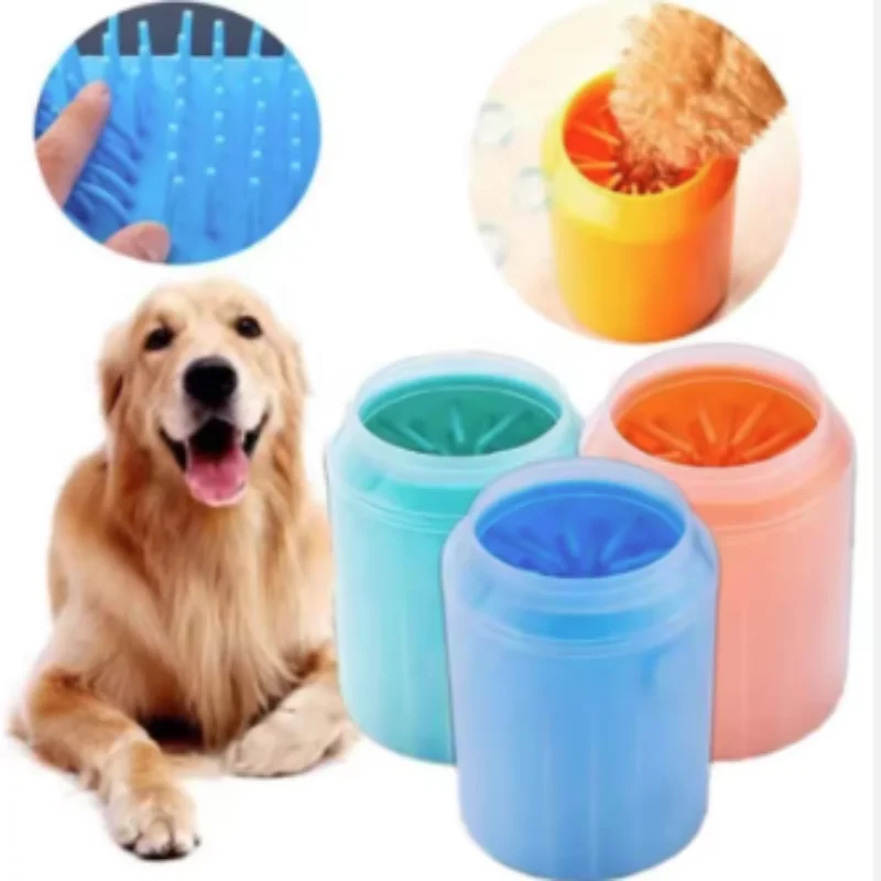 Portable Pet Paw Cleaner Soft Silicone Foot Washer With Cleaning Brush Dog Towel Bucket - Efficient Pet Cleaning Supplies Portable Pet Paw Cleaner Soft Silicone Foot Washer With Cleaning Brush Dog Towel Bucket - Efficient Pet Cleaning Supplies