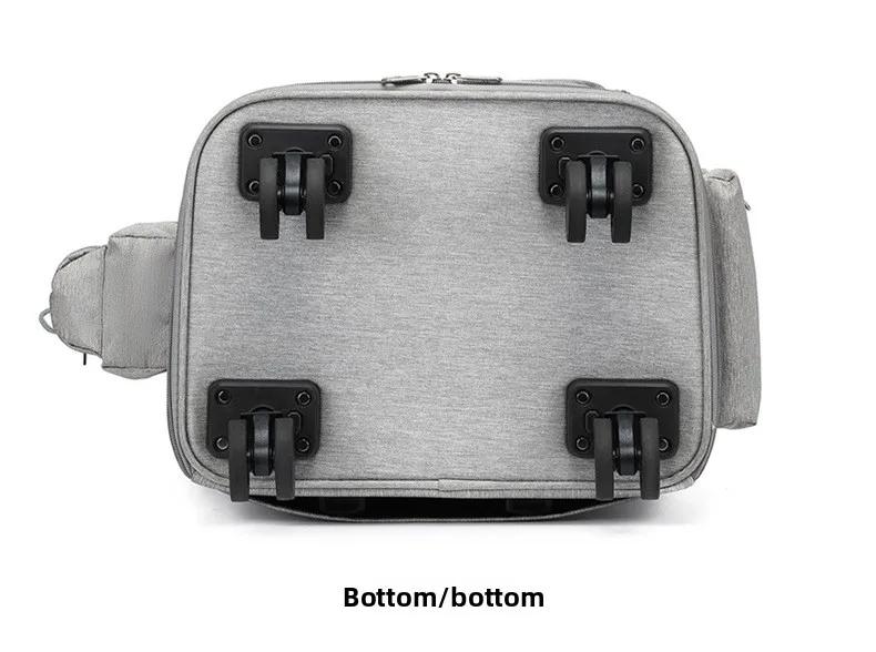 2-In-1 Rolling Pet Carrier Double Compartment Foldable Cat Stroller Large Breathable Travel Carrier For 2 Cats, Airline Approved 2-In-1 Rolling Pet Carrier Double Compartment Foldable Cat Stroller Large Breathable Travel Carrier For 2 Cats, Airline Approved - Image 27