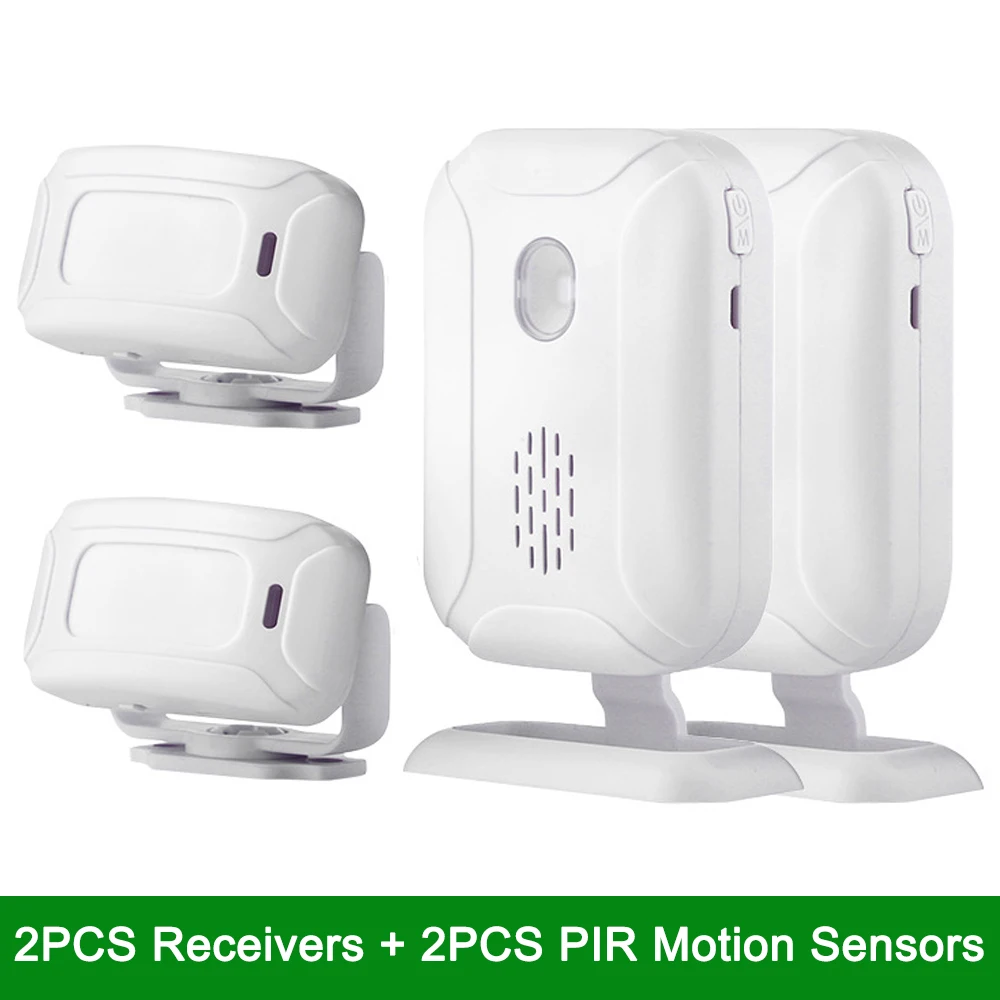 Kabellose Bewegungsmelder-Türklingel Mit Pir-Sensor – Besucheranzeige Mit Alarmton Für Zuhause, Geschäft, Shop &Amp; Eingangsbereich Kabellose Bewegungsmelder-Türklingel Mit Pir-Sensor – Besucheranzeige Mit Alarmton Für Zuhause, Geschäft, Shop &Amp; Eingangsbereich - Image 12
