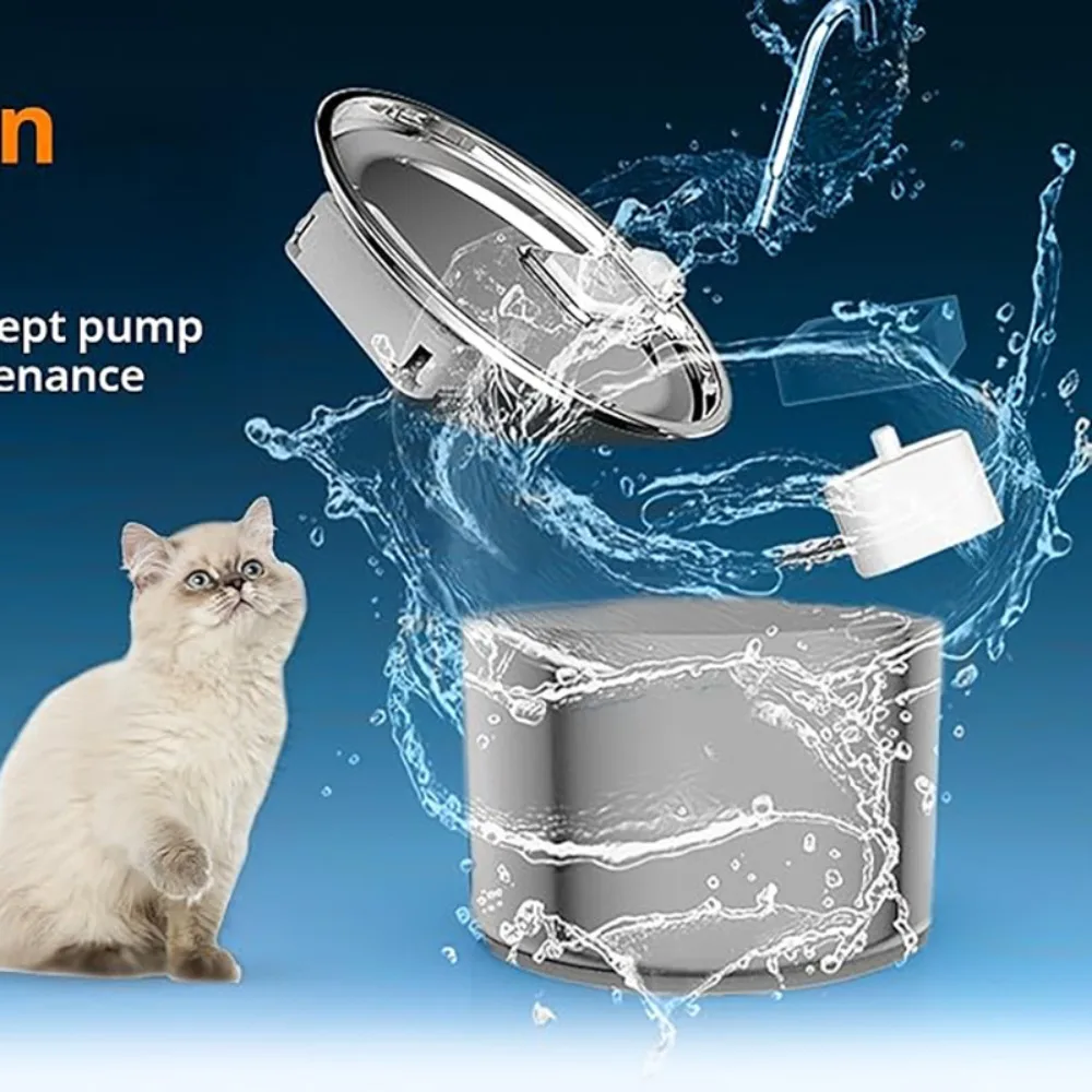 3L Kabelloser Katzenwasserbrunnen Mit Automatischem Sensor, Trinkbrunnen Für Katzen Und Hunde, Haustier-Wasserspender, Zubehör 3L Kabelloser Katzenwasserbrunnen Mit Automatischem Sensor, Trinkbrunnen Für Katzen Und Hunde, Haustier-Wasserspender, Zubehör - Image 4