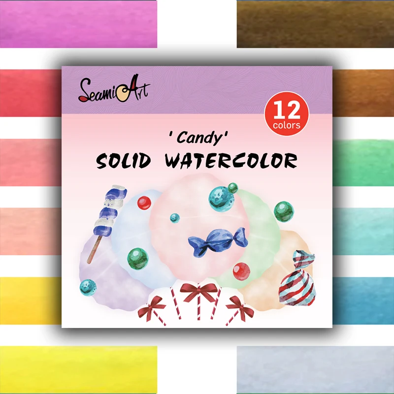 Seamiart Aquarellfarben Set Mit 12 Farben – Skin, Ocean, Candy Oder Morandi Farbpalette Für Malerei Und Kreative Kunstprojekte Seamiart Aquarellfarben Set Mit 12 Farben – Skin, Ocean, Candy Oder Morandi Farbpalette Für Malerei Und Kreative Kunstprojekte - Image 9
