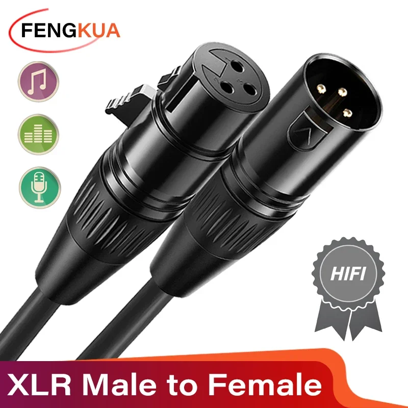 3-Pin Xlr-Kabel Stecker Auf Buchse – Symmetrisches Audiokabel Für Mikrofon, Mischpult, Verstärker &Amp; Lautsprecher 3-Pin Xlr-Kabel Stecker Auf Buchse – Symmetrisches Audiokabel Für Mikrofon, Mischpult, Verstärker &Amp; Lautsprecher - Image 7