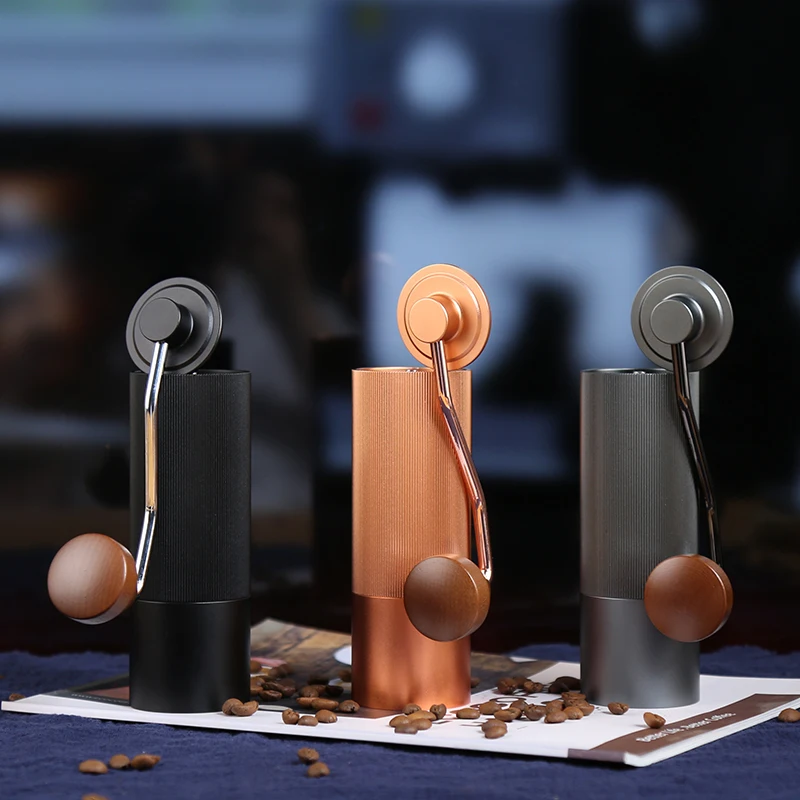 Haushalt Tragbare Stahl Grat Manuelle Kaffeemühle Aluminium Legierung Kaffeemühle Haushalt Tragbare Stahl Grat Manuelle Kaffeemühle Aluminium Legierung Kaffeemühle
