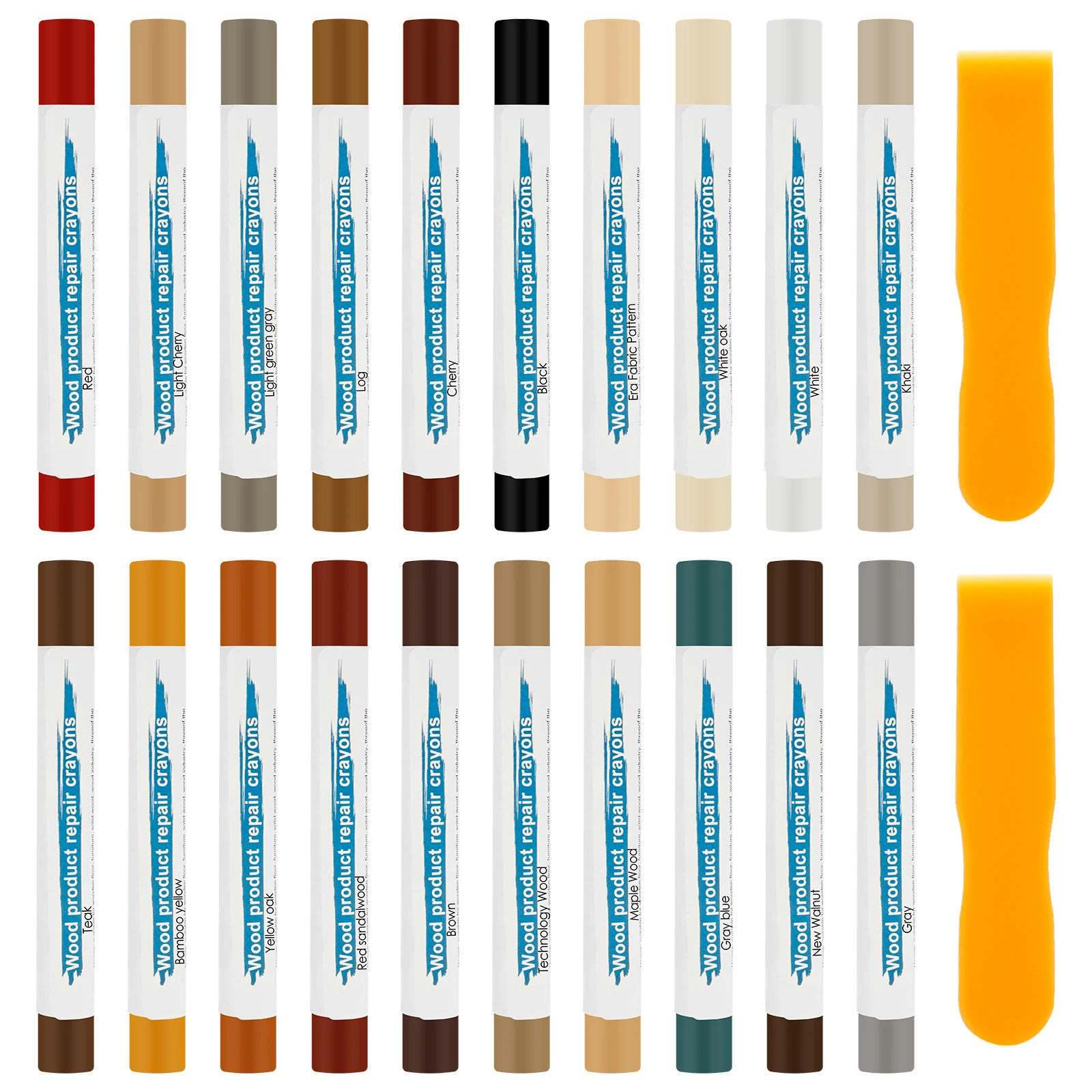 20-Farben-Möbelfüller Für Möbel, Ausbesserungen Und Reparaturen, Holzstiftmarker Zum Entfernen Von Kratzern, Löchern, Laminat 20-Farben-Möbelfüller Für Möbel, Ausbesserungen Und Reparaturen, Holzstiftmarker Zum Entfernen Von Kratzern, Löchern, Laminat - Image 7